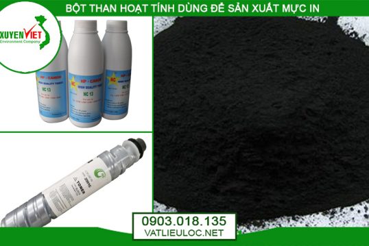 Than hoạt tính dùng để sản xuất mực in - Vật Liệu Lọc Nước Xuyên Việt - Công Ty TNHH Môi Trường Xuyên Việt